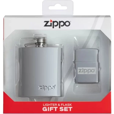Zippo3点セット Zippo Çakmak 49358 Flask & Lighter Gift Set & Hediye Seti Fiyatı