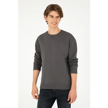 U.S. Polo Assn. Erkek Antrasit Sweatshirt