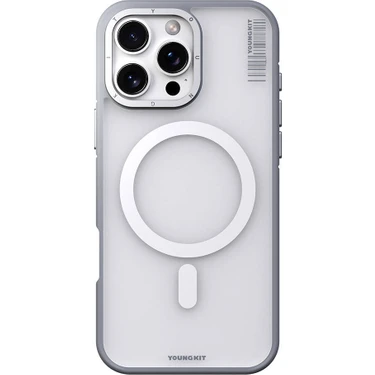 YoungKit iPhone 16 Pro Uyumlu Kılıf Magsafe Şarj Özellikli Youngkit Rock Sand Serisi Kapak