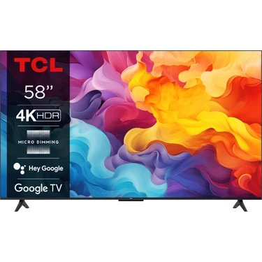 TCL 58V6BGTV 58" 147 Ekran Dahili Uydu Alıcılı 4K Ultra HD Smart LED