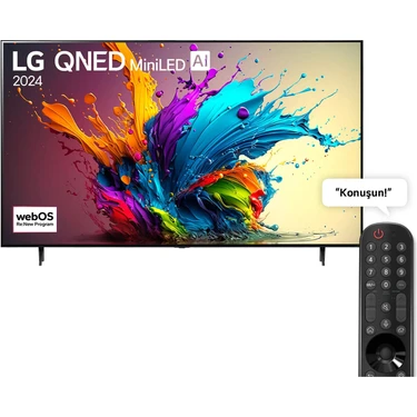 LG 75QNED91T6A  75" 190 Ekran Uydu Alıcılı 4K Ultra HD MiniLED