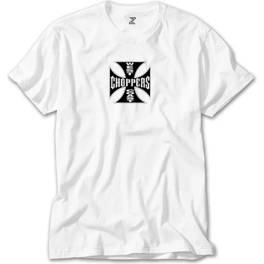Crows Gate West Coast Choppers Beyaz T-Shirt Fiyatı