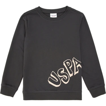 U.S. Polo Assn. Erkek Çocuk Antrasit Sweatshirt