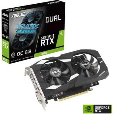 Asus Geforce DUAL-RTX3050-O6G 6gb Gddr6 96BIT 1xhdmı 1xdp 1xdvı Ekran