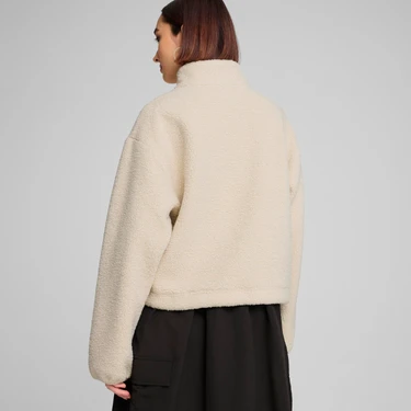 むむほ Puma Classics Winterized Half-Zip Kadın Crew Sweatshirt Fiyatı