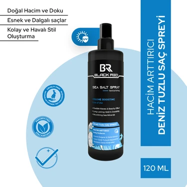 Saç Deniz Tuzu Spreyi - Sea Salt Spray Orta Tutuşlu Hacimlendirir Anti Uv Saç