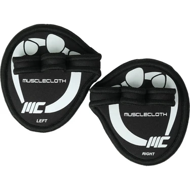 Musclecloth Grip Pads Fitness Eldiveni Siyah 2'li