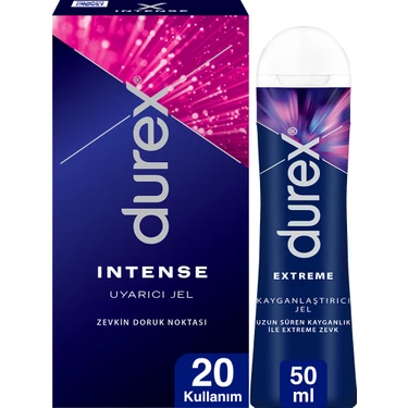 Durex Extreme Anal Kayganlaştırıcı Jel 50ml + Intense Uyarıcı