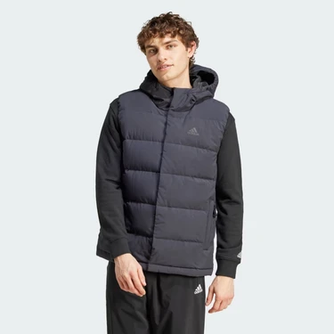 adidas Erkek Helionic Hooded Down Siyah Yelek