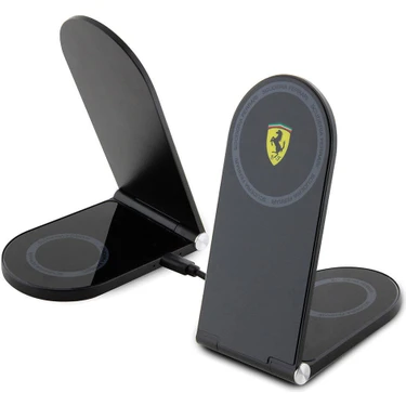 【Ferrari 】レザートレイ ＆ 2 IN 1 ワイヤレス充電器2点セット！ format:webp