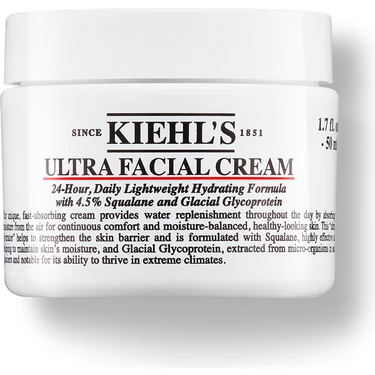 Kiehl's Ultra Facial 24 Saat Nemlendirici Günlük Krem 50