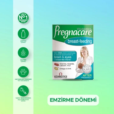 Pregnacare Breast Feeding Kalsiyum, Magnezyum, D Vitamini İçeren Emzirme Dönemi Vitamini 56 Tablet