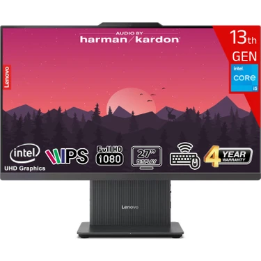 Lenovo Ideacentre Aıo 27IRH9 Intel Core I7-13620H 16GB Ddr5 512GB SSD Intel UHD Graphics 27 Fhd IPS