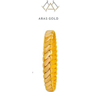 Aras Gold 15 gr (Gram) 22 Ayar Yatırımlık 3'lü Adana Burma