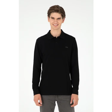 U.S. Polo Assn. Erkek Siyah Sweatshirt