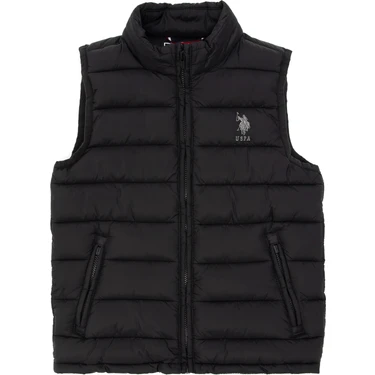 U.s. Polo Assn. Erkek Çocuk Siyah Yelek (Dokuma)