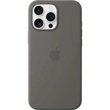 Apple iPhone 16 Pro Max Silikon Kılıf MagSafe Özellikli Taş