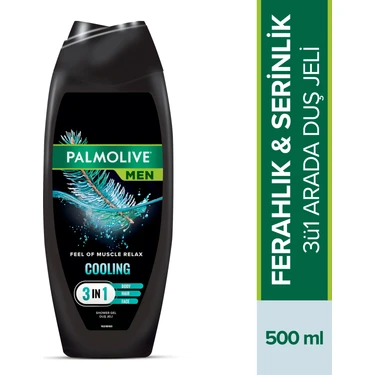 Palmolive Men Cooling 4in1 Arada Magnezyum ve Mentollü Serinlik Veren Erkek Duş Jeli 500