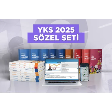 Raunt YKS 2025 Sözel / Eşit Ağırlık (42 Kitap / Soru Bankası / Dijital) Üniversiteye Hazırlık