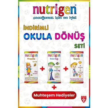 Nutrigen Propolis + Balık + Supra Okula Dönüş