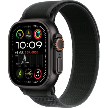 Apple Watch Ultra 2 Gps + Cellular 49MM Black Titanium Case With Black Trail Loop -