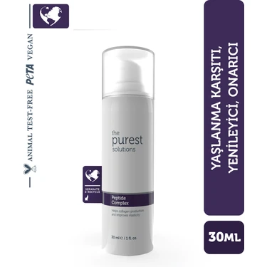 The Purest Solutions Cilt Yenileyici ve , Onarıcı Peptit Cilt Bakım Serumu 30 Ml (Peptide