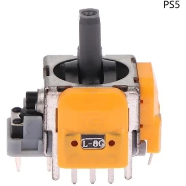 Konsol İstasyonu Playstation 5 Uyumlu Manyetik Mıknatıslı Turuncu Analog Motor 1