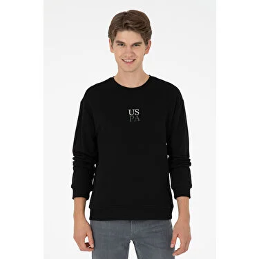 U.S. Polo Assn. Erkek Siyah Sweatshirt