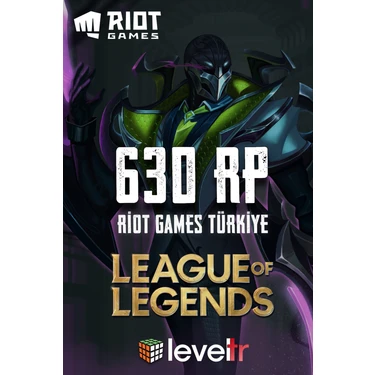 Riot Games League Of Legends 630 Rp - Riot Games -