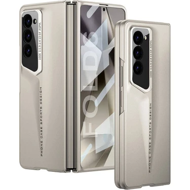 ZORE Samsung Galaxy Z Fold 6 Kılıf Ultra Ince Kamera Korumalı Sert Rubber Procase