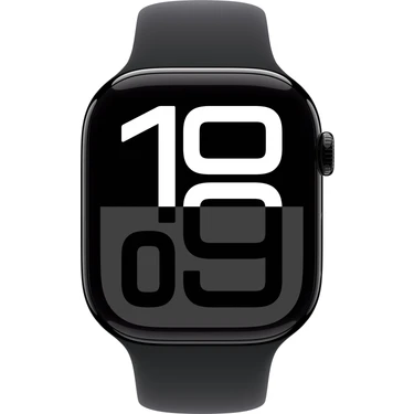 Apple Watch Series 10 Gps 42MM Jet Black Aluminium Case With Black Sport Band -