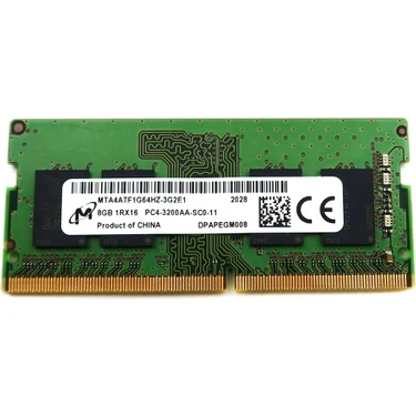 Mikron Mıcron 8gb DDR4-3200 Notebook Bellek -