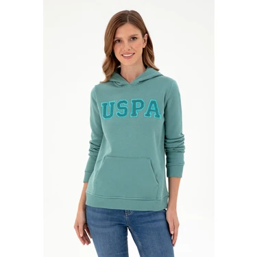 U.S. Polo Assn. Kadın Mint Sweatshirt