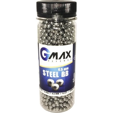 Gmax Defense 4.5mm Çelik Bilye 1500 Adetlik