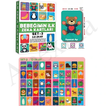 Bebeğimin Ilk Zeka Kartları 4'lü Set 0-24 Ay - Gelişim Fiyatı
