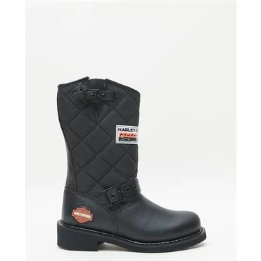 Harley Davidson Laconia 644 Siyah Y Deri Kadın Bot Postal