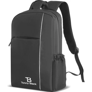 Tonny Black Orijinal 15.6" Unisex 4 Bölmeli Su Itici Kumaş Laptop Bölmeli Notebook Bilgisayar Için