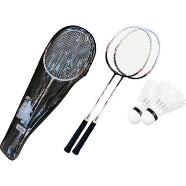 Proforce Badminton Raket Set BDT50 250 gr Hafif ve Dayanıklı Siyah Renk İki