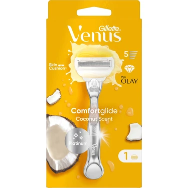 Gillette Venus Comfort Glide Olay Tıraş Makinesi +  Yedek