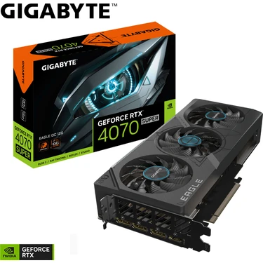 Gigabyte RTX 4070 Super EAGLE OC 12GB 192 Bit GDDR6X Ekran Kartı - GV-N407SEAGLE