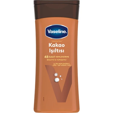 Vaseline Vücut Losyonu Kakao Işıltısı Parlaklığını Kaybetmiş ve Kuru Ciltler İçin 200