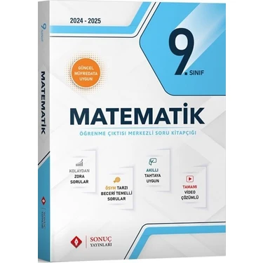 Sonuç Yayınları 9.Sınıf Matematik Modüler Set - 9 Matematik Set