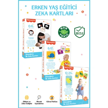 Fisher-Price Diytoy Zeka Kartları 3'lü