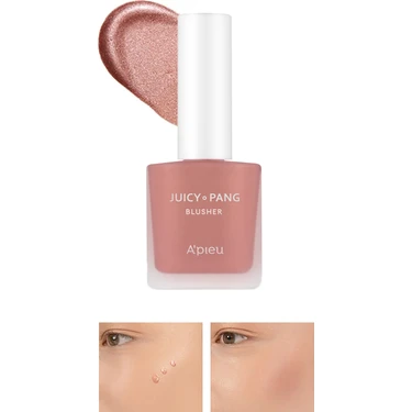 Meyve Kokulu Sedefli Kalıcı Likit Allık Juicy-Pang Water Blusher Shimmer