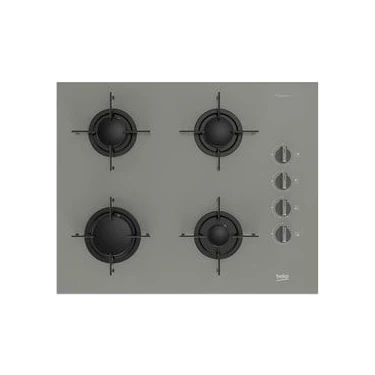 Beko Bocl T 6510 Eg Gri Cam Ankastre Ocak Gazlı 4 Gözlü Modern Tasarım ve Enerji Tasarruflu