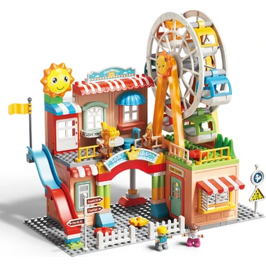 Learning Fun Marble Run Blok Yapı Seti 194 Parça - Dönme Dolap