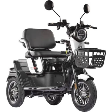 Motolüx Fayton Fx08 Beyaz Elektrikli Motosiklet 600 W Batarya 60V 24Ah 187 kg Taşıma