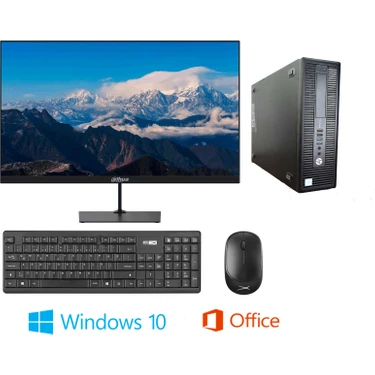 Hp Elitedesk 800 I5 4.nesil 16 GB Ram 240 GB SSD 23.8" Klavye Mouse Set Windows ve Office Kurulu