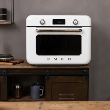 smeg COF01WHEU Tezgah Üstü Kombi Fırın Beyaz 50's