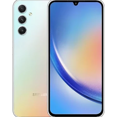 Yenilenmiş Samsung Galaxy A34 128GB Gümüş( 12 Ay Garantili)-B